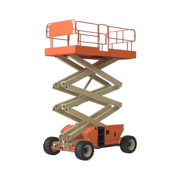 it's important to always wear a safety harness and follow the manufacturer's guidelines when using scissor lifts to prevent accidents